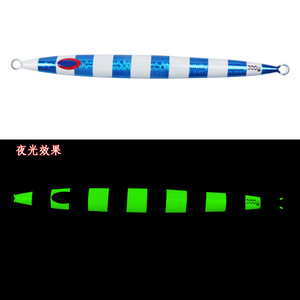 Señuelo de jigging de 150g, cebo de plomada para atún, pesca en agua salada, jig de aguas profundas con función que brilla en la oscuridad - Product Image 4