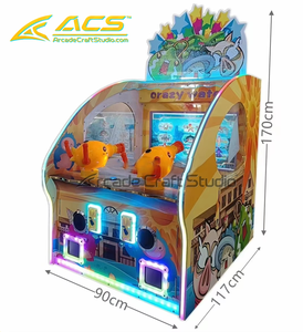 Máquina de Juego Arcade de Doble Disparo de Madera Operada con Monedas ACS Factory, Juego de Disparos de Agua con Pistola para Niños, 2 Jugadores, 1 Año de Garantía, Inglé<span class=keywords><strong>s</strong></span> - Product Image 3