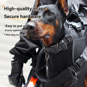 Sıcak satıcı büyük köpek koşum sırt çantası nefes taşınabilir evcil hayvan taşıyıcı açık kullanım için büyük köpekler için mükemmel - Product Image 2