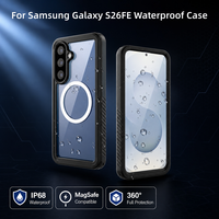 Vente directe d'usine, coque de protection personnalisée, anti-chute, anti-poussière, étanche IP68, coque magnétique pour téléphone Samsung GalaxyS26FE