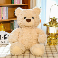 Boneka Beruang Duduk Lucu Warna Cokelat Besar, Boneka Beruang Lembut, Boneka Berkualitas Bagus, Beruang Kecil Lucu, Hadiah Ulang Tahun