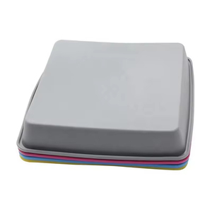 พิมพ์อบขนมสี่เหลี่ยมซิลิโคนแบบไม่ติดกระทะ เป็นมิตรกับสิ่งแวดล้อม สำหรับทำชีสเค้กและบราวนี่ - Product Image 2