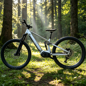Bicicleta Eléctrica de <span class=keywords><strong>Montaña</strong></span> EM6 de 29 Pulgadas con Suspensión Completa, Motor Bafang M430 de 500W, Batería de Litio de 48V, Cuadro de Aluminio, E-MTB - Product Image 5