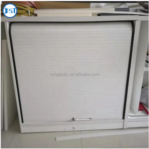 Perfiles de extrusión de plástico personalizados PVC ABS transparente gabinete Tambour puertas de <span class=keywords><strong>persiana</strong></span> enrollables para muebles - Product Image 2