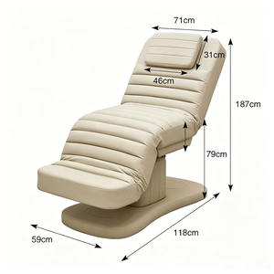 Custom Electric Adjustable Curved Lash Bed with 3 Motor for Salon Bathroom & Bedroom Facial Beauty Care - Product Image 6
