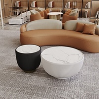 Table de restaurant en cuir au design nordique incurvé, durable et facile à nettoyer, pour hall d'hôtel, bureau, réception, maison d'hôtes, club, salle, espace de repos