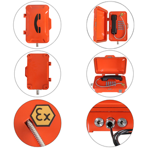 Teléfonos Industriales a Prueba de Explosiones con Clasificación IP66/IP67, Teclado Completo, Resistentes al Calor, con Cable - Product Image 2