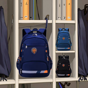 Zaino scuola alla moda personalizzabile luce notturna impermeabile in poliestere cerniera antifurto per ragazzi ragazze scuola materna media - Product Image 5