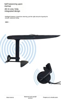 Planche de surf électrique à hydrofoil entièrement en fibre de carbone avec batterie 48V pour tous les niveaux de compétence, unisexe, pour les eaux océaniques