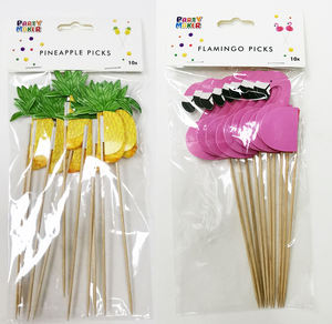 902281 10 ชิ้น ไม้เสียบขนมรูปสับปะรด 3 มิติ ทำจากพลาสติกและกระดาษรังผึ้ง ขนาด 18 ซม. ใช้แล้วทิ้ง สำหรับตกแต่งงานปาร์ตี้ วันเกิด วันขอบคุณพระเจ้า ดีวาลี เครื่องดื่ม - Product Image 4