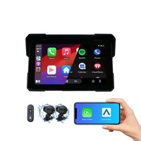 Carte gratuite de navigation GPS étanche pour motos et vélos avec logo OEM M71 avec carte SIM 4G Carplay 7 pouces Android Auto