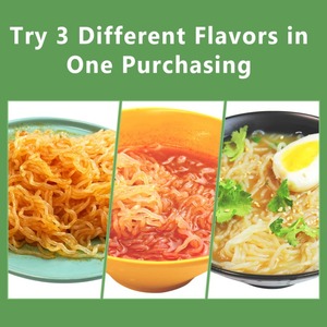 Shirataki Konjac mì <span class=keywords><strong>spaghetti</strong></span> ít calo & không chứa gluten với hương vị kim chi keto chế độ ăn uống thân thiện đóng gói ngay lập tức Túi 240g - Product Image 2