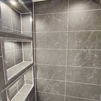 Carreaux modernes de 60 cm de large, panneaux muraux en PVC imperméables pour salle de bain, salle humide, lavage de voiture et revêtement mural de douche