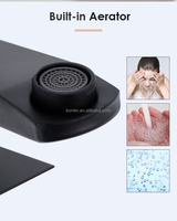 Robinet de lavabo monocommande en acier inoxydable, design moderne et luxueux, à poser sur le comptoir, pour projets hôteliers
