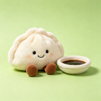 Ensemble de jouets en peluche alimentaires mignons : Hamburger, Café, Sushi, Pizza, Ravioli, Donut – Poupées en peluche douces en forme de nourriture de dessin animé pour enfants, idéal comme cadeau