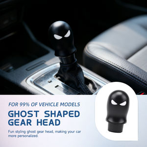 Poignée de levier de vitesse universelle Halloween Evil Ghost Shift Knob Wave Stick Shifter M8 M10 M12 Adaptateur pour levier de vitesse manuel General Motor - Product Image 2