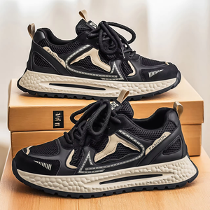 Nouvelles chaussures décontractées pour hommes 2026, respirantes et élégantes, style chunky, pour le sport et le skateboard, chaussures de papa à semelle épaisse - Product Image 4