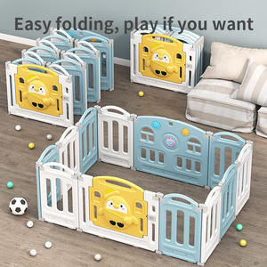 स्विंग और स्लाइड कॉम्बो के साथ आधुनिक प्लास्टिक इनडोर प्लेपेन प्लेपेन बेडरूम और स्कूल के बच्चों के खेल के मैदान के लिए खेलते हैं - Product Image 3