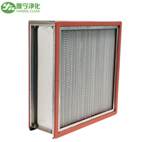Nuevo Filtro de Aire HEPA H13 H14 de Acero Inoxidable Resistente a Altas Temperaturas, Filtro de Alta Eficiencia para Horno HVAC