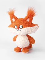 Peluche renard bleu directement de l'usine, jouet en peluche loup aux yeux amusants, mignonnes peluches en fourrure bouclée pour la vente en gros