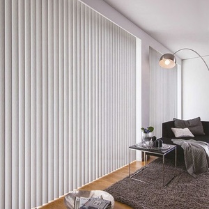 Zstarr nội thất bằng gỗ Rèm PVC Faux gỗ Venetian Rèm dọc cửa sổ cửa chớp với thanh thanh lịch bằng gỗ rèm cửa - Product Image 1