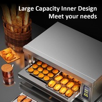 Four à pâtisserie commercial multifonctionnel au gaz encastrable grande capacité pour la cuisson et la cuisson à la vapeur du pain et des gâteaux