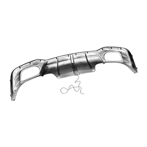 Difusor Trasero Estilo A Negro Brillante con Luz LED Compatible con Audi <span class=keywords><strong>A5</strong></span> B9.5 <span class=keywords><strong>S</strong></span> <span class=keywords><strong>Line</strong></span> <span class=keywords><strong>2021</strong></span>+ Difusor de Parachoques Trasero - Product Image 5
