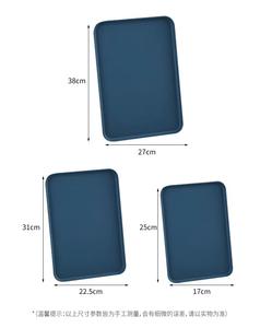 סיטונאי Stackable שירות מגש Decorativas Bandejas דה Plastico דקור זול פלסטיק בתפזורת מזון לחם פירות מגשי הגשה - Product Image 2