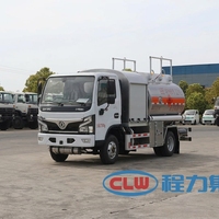 Camion-citerne professionnel neuf 4x2 de 5 m pour le transport de carburant aérien Euro 6 avec système de liaison antistatique