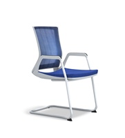 Fauteuil de réception moderne en U GS-G1806B chaise en maille élastique pour bureau à domicile style contemporain pour conférence et visiteurs