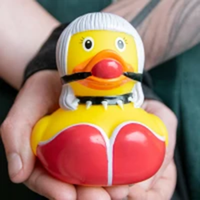 Canard en caoutchouc flottant personnalisé pour tout-petit, design coloré, non toxique, sans BPA, grande taille, mignon pour bébé et enfant