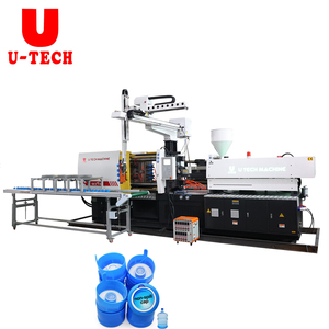 Tự động 8 khoang <span class=keywords><strong>Robot</strong></span> chai nhựa thực hiện 20L 5 gallon Thùng Nắp nắp máy ép phun nhà máy - Product Image 1