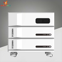 Système de stockage d'énergie solaire au lithium LiFePO4 5,5 kW 51,2 V 200 Ah 10 kWh, niveau d'entrée pour petite maison ou cabane