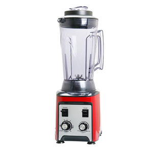 Blender haute vitesse 4L 5L, presse-agrumes commercial multifonctionnel avec plusieurs lames, rouge, blanc, ambre - Product Image 2