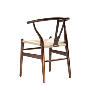 Diseño de diseñador Silla de comedor de madera maciza Silla de hogar con respaldo Ocio Hogar Hotel Silla de comedor de madera - Product Image 3