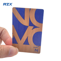 Tarjetas de Madera RFID con Logotipo Grabado Personalizado de 13.56Mhz, Tarjetas de Acceso para Hoteles