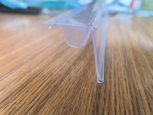 Porte-étiquettes et bande de données en PVC pour magasins de détail, pour étagères, flexibles, transparents, faciles à insérer et à remplacer - Product Image 3