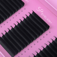 Extensions de cils en soie individuelles SP EYELASH Matte Cashmere, cils en velours, fournitures pour extensions de cils volumineuses