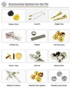 Épinglette de revers personnalisée, émail dur ou souple, épingles à pistolet, fabricant personnalisé, logo personnalisé, épinglette en métal - Product Image 4