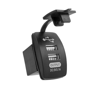 <span class=keywords><strong>Cargador</strong></span> Universal para coche, 5V, 3,1a, impermeable, puertos USB duales, adaptador automático, <span class=keywords><strong>cargador</strong></span> de teléfono a prueba de polvo para Iphone, <span class=keywords><strong>Xiaomi</strong></span>, Redmi, Samsung - Product Image 2