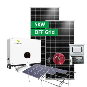 5kw Zonnepaneelkit Stroomgenerator Off-Grid Thuis Zonne-Energiesystemen