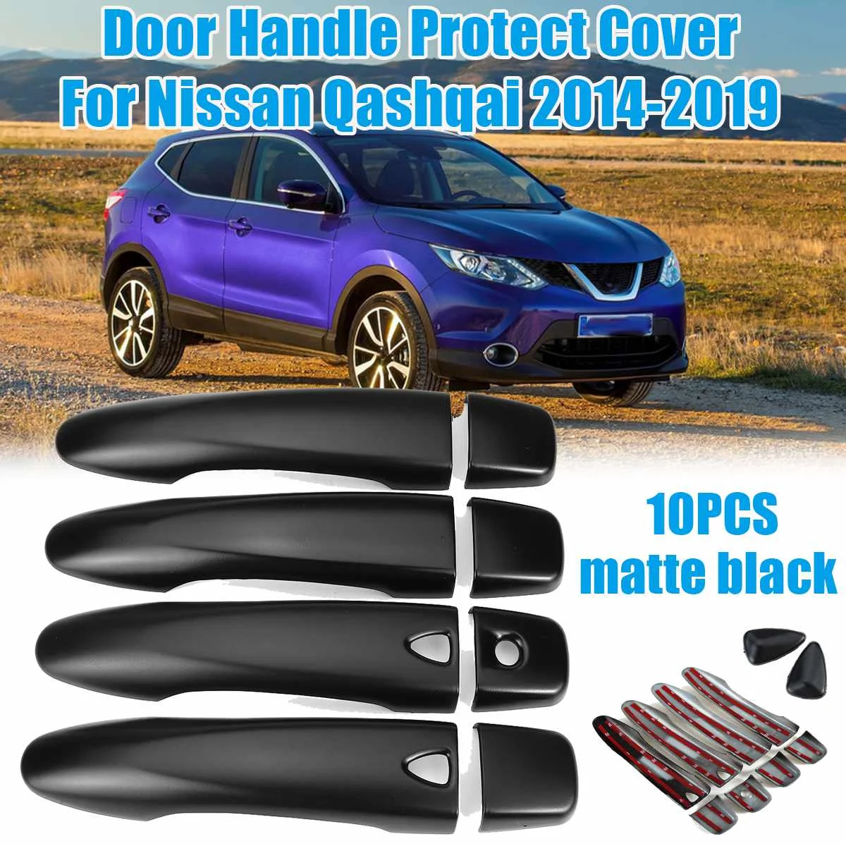 สีดำด้าน 10 ชิ้น