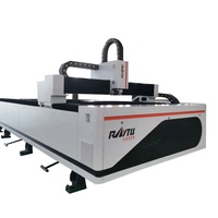 จีน1500วัตต์3000วัตต์ Cnc Raycus แผ่นเครื่องตัดเลเซอร์เครื่องตัดไฟเบอร์เลเซอร์สแตนเลสอลูมิเนียมโลหะเครื่องตัดเลเซอร์