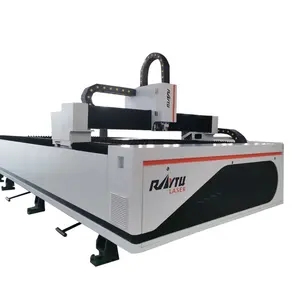 RT3015H 1500X3000 Piccolo Macchine Da Taglio Laser Macchina di Taglio Laser In Fibra di Alluminio Industriale Apparecchiature Laser di Taglio Tondo Per Cemento Armato