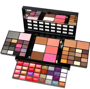 Sehr heißer Großhandels preis Lidschatten Private Label benutzer definierte Make-up 74 Farben Lidschatten-Palette