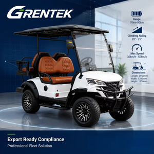 GRENTEK Carro de Golf Eléctrico Multifuncional con 4 Ruedas para Caminos No Públicos - Product Image 5