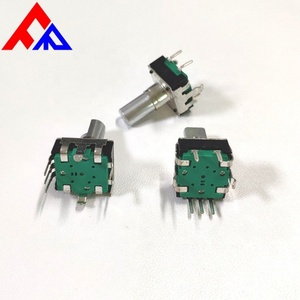 ผู้ผลิตขายส่งแบบกำหนดเองได้ PEC12 ตัวเข้ารหัสแบบหมุนเพิ่มค่าแบบ D-axis 5 พิน 12 18 24ppr - Product Image 2