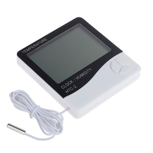Reloj con Temperatura, Humedad y Pantalla Grande, Termómetro Digital Electrónico para el Hogar, Higrómetro - Product Image 4