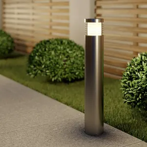 Outdoor single head garden post light classical design Lamp holder garden walkway decoration