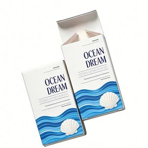 Custom Beauty Products Self Erecting Rectangle <b>Paper</b> <b>Box</b> for Lotion Essential Oil Serum Skincare Packaging - Product Image 6